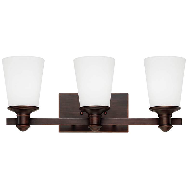 Image 1 Millennium Lighting Cimmaron 3-Light Vanity Light in Rubbed Bronze