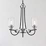 1_Millennium Lighting Clifton 5-Light Chandelier in Matte Black/Nickel