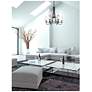 Thumbnail3 of Millennium Lighting Clifton 9-Light Chandelier in Matte Black/Nickel more views