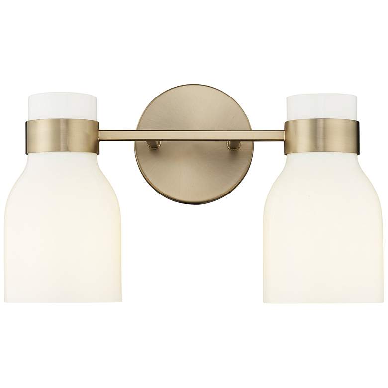Image 1 Millennium Lighting Corella 2-Light Vanity Light in Modern Gold
