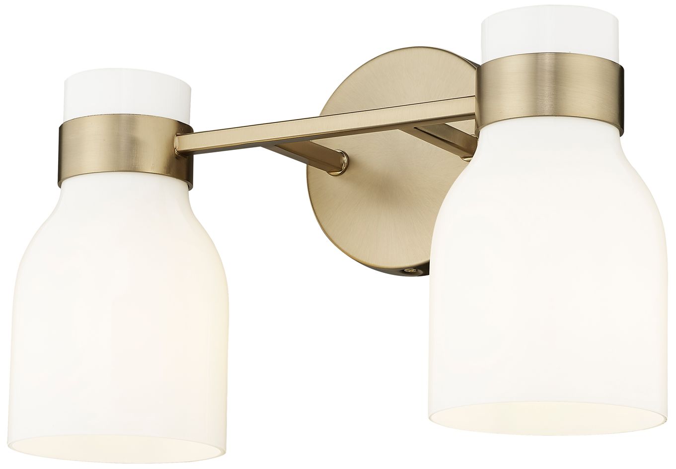 Image 3 Millennium Lighting Corella 2-Light Vanity Light in Modern Gold more views