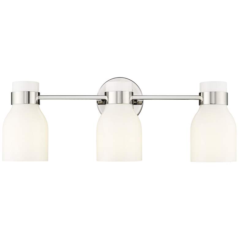 Image 1 Millennium Lighting Corella 3-Light Vanity Light in Polished Nickel