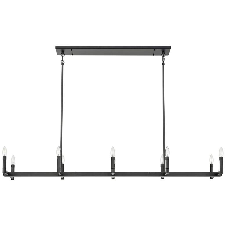 Image 1 Millennium Lighting Daxley 10-Light Chandelier in Matte Black