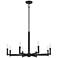 Millennium Lighting Daxley 8-Light Chandelier in Matte Black