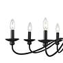 3_Millennium Lighting Delvona 38" Wide 8-Light Matte Black Chandelier more views