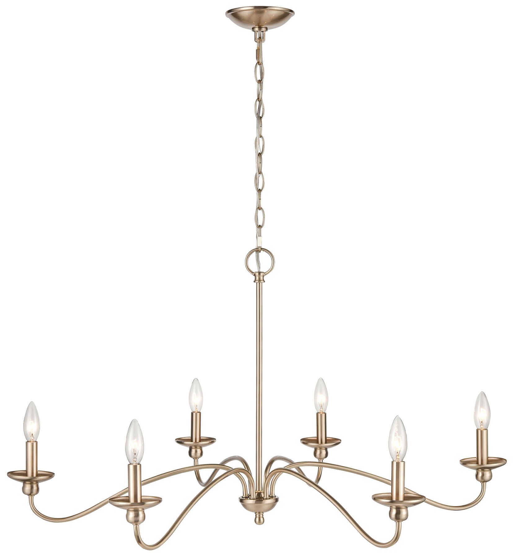 Image 2 Millennium Lighting Delvona 6 Light Chandelier Fixture more views