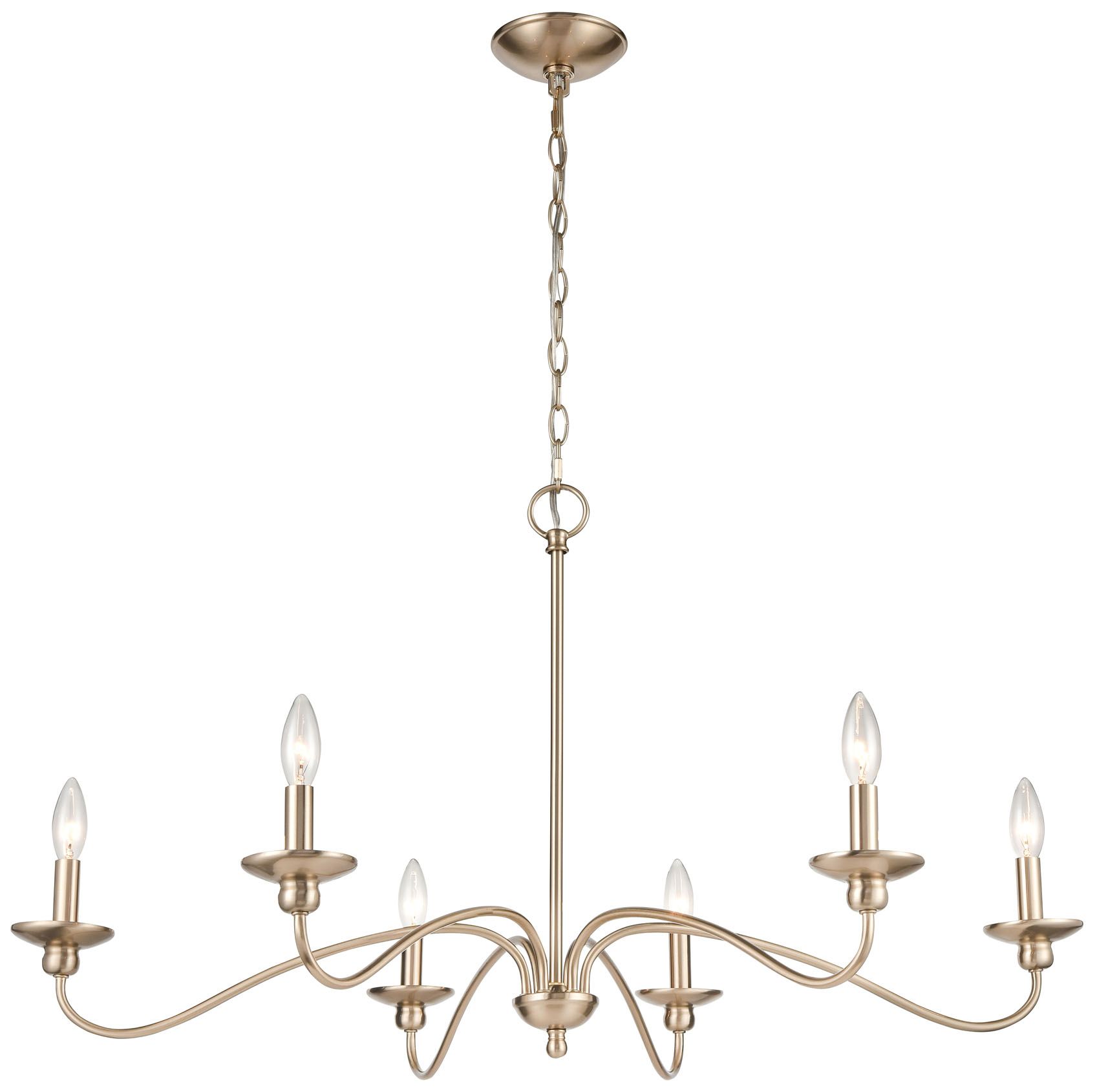 Image 3 Millennium Lighting Delvona 6 Light Chandelier Fixture more views
