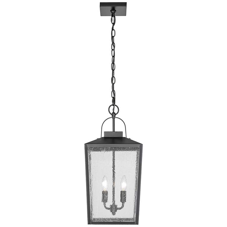 Image 1 Millennium Lighting Devens 2 Light 22 inch Outdoor Lantern Black