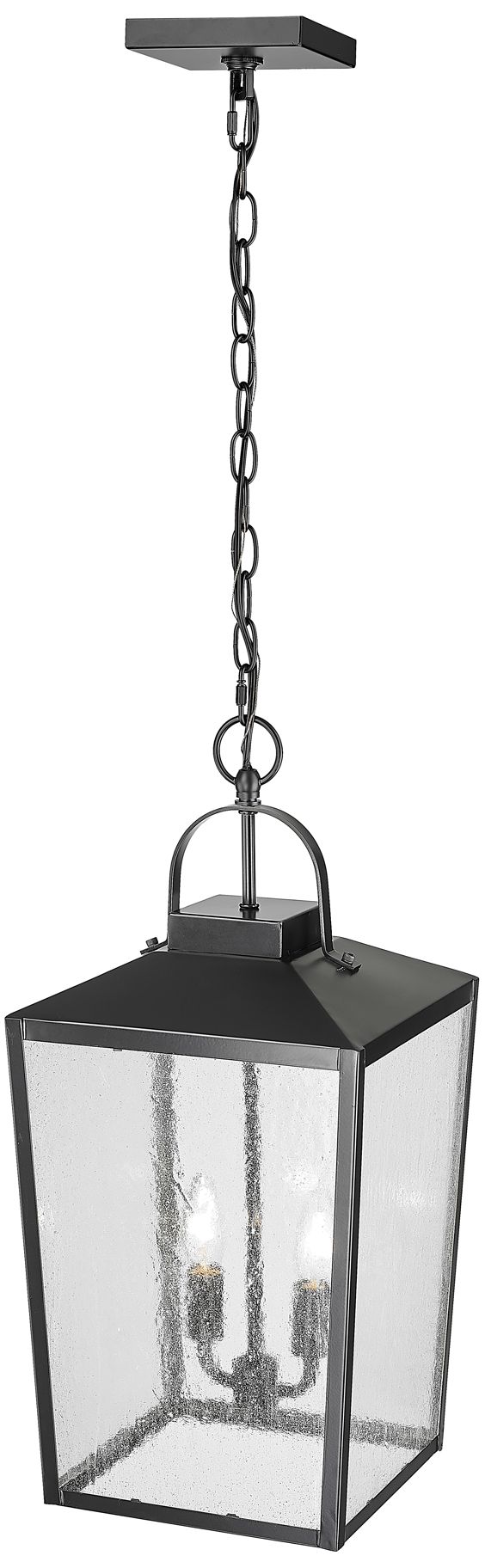 Image 4 Millennium Lighting Devens 2 Light 22 inch Outdoor Lantern Black more views