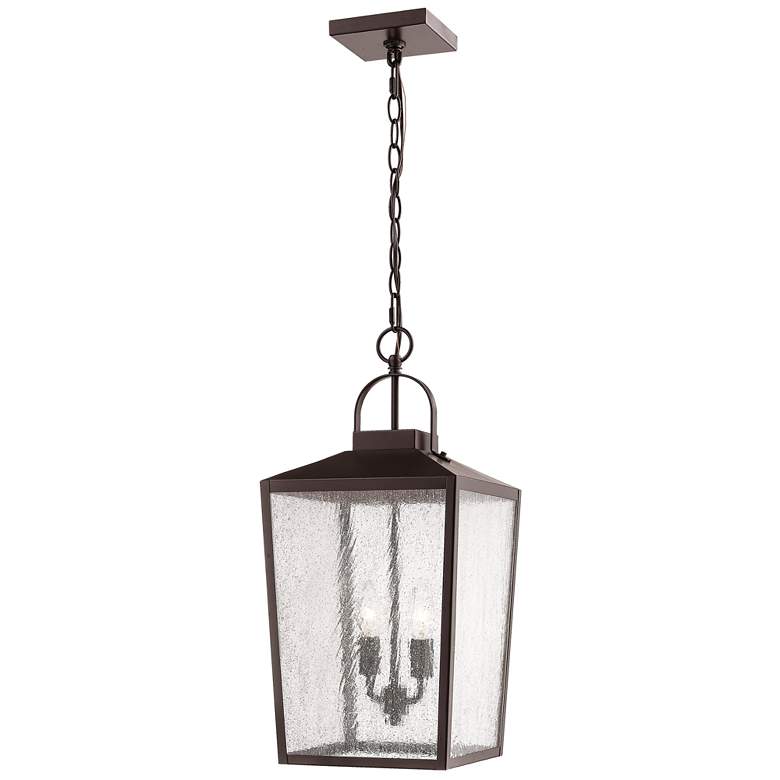 Image 1 Millennium Lighting Devens 2 Light Outdoor Hanging Lantern in Bronze