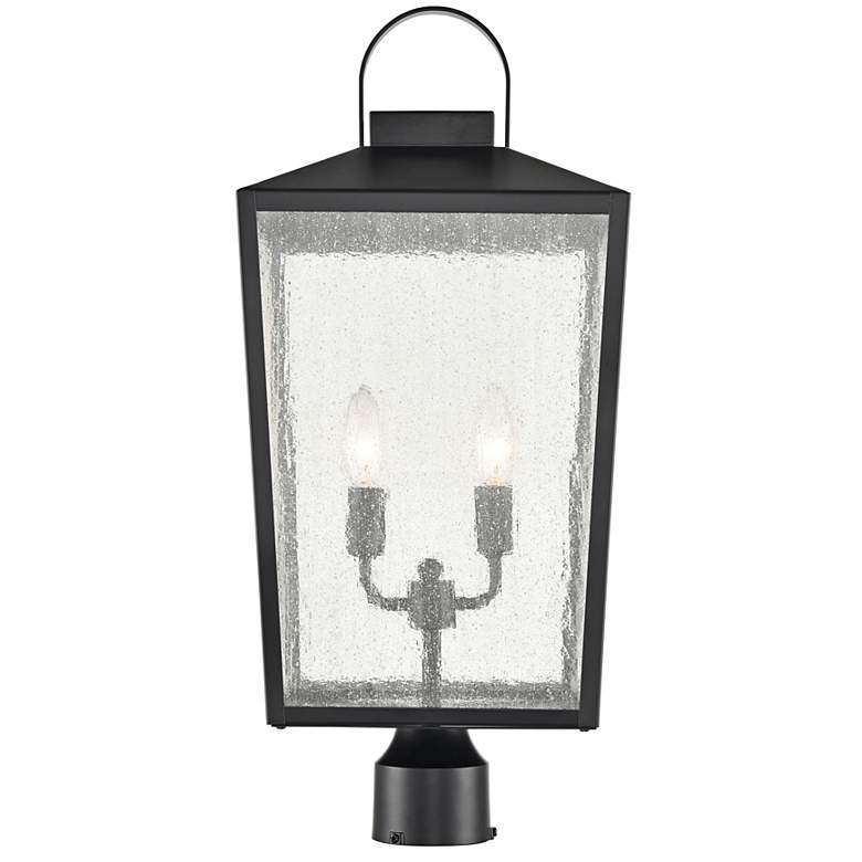 Image 3 Millennium Lighting Devens 2 Light Outdoor Post Lantern Powder Coat Black more views