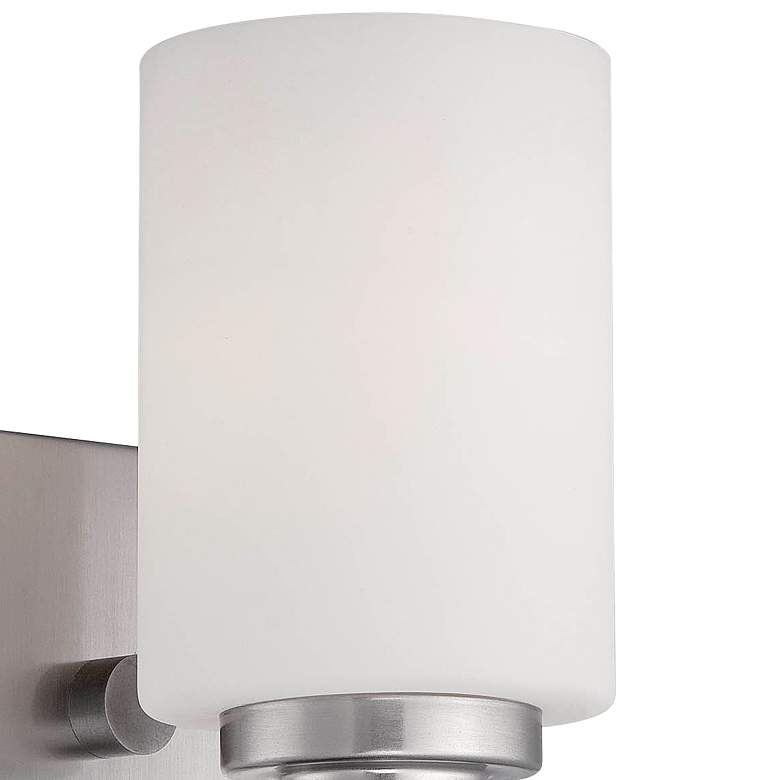 Image 2 Millennium Lighting Durham 1 Light Wall Sconce in Satin Nickel more views