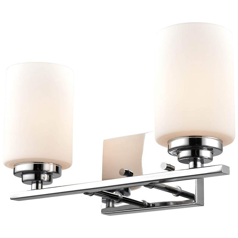 Image 3 Millennium Lighting Durham 2 Light Vanity Fixture in Chrome more views