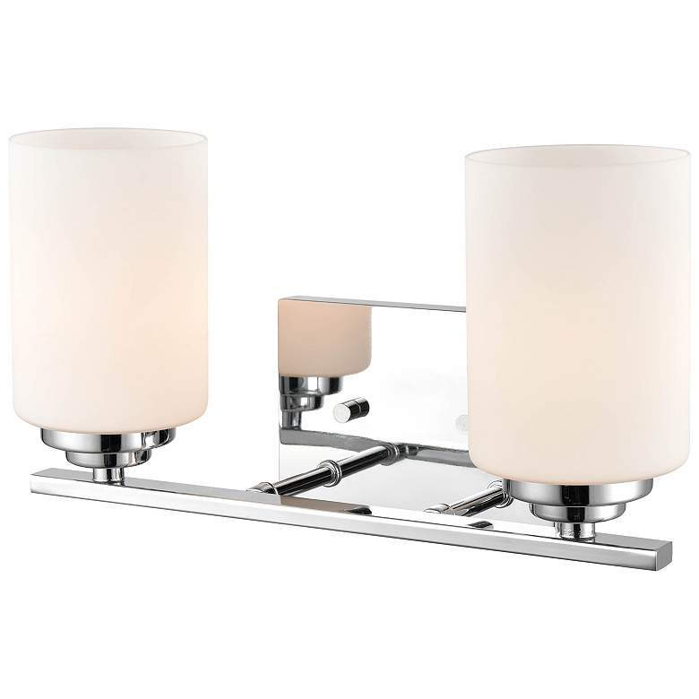 Image 4 Millennium Lighting Durham 2 Light Vanity Fixture in Chrome more views