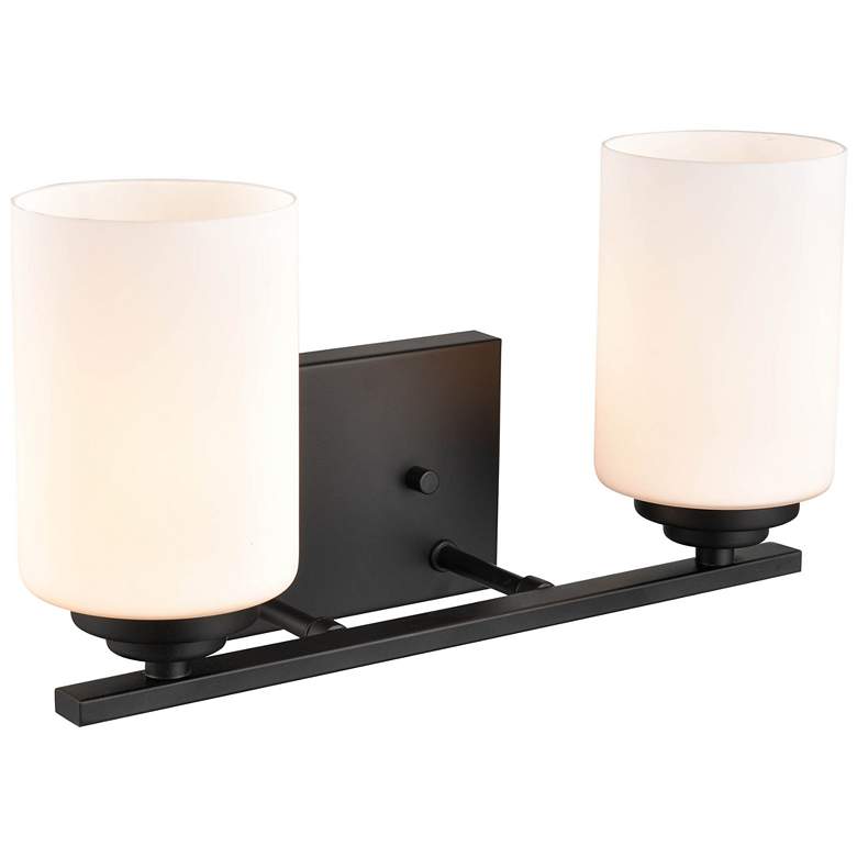 Image 1 Millennium Lighting Durham 2 Light Vanity Fixture in Matte Black