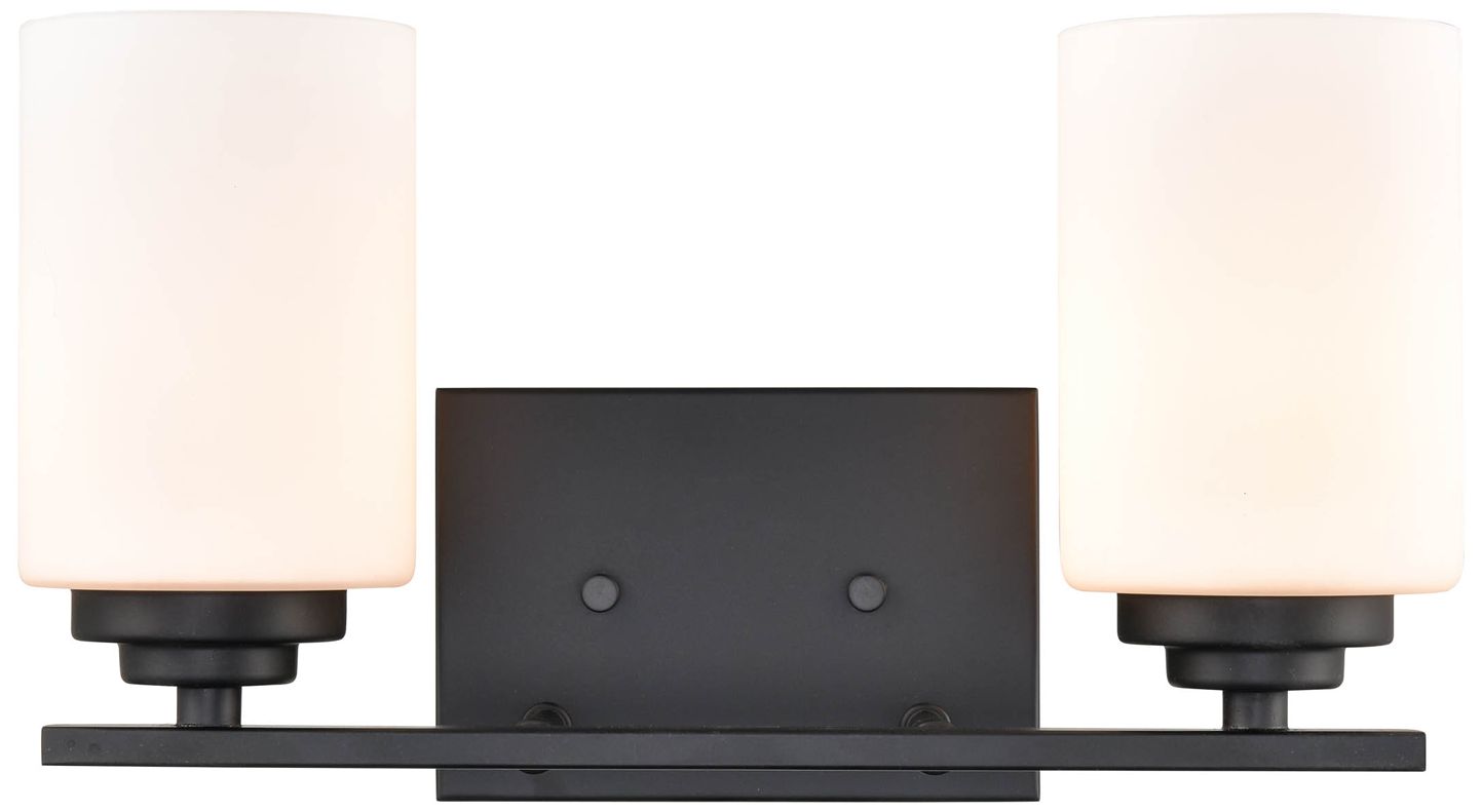 Image 4 Millennium Lighting Durham 2 Light Vanity Fixture in Matte Black more views