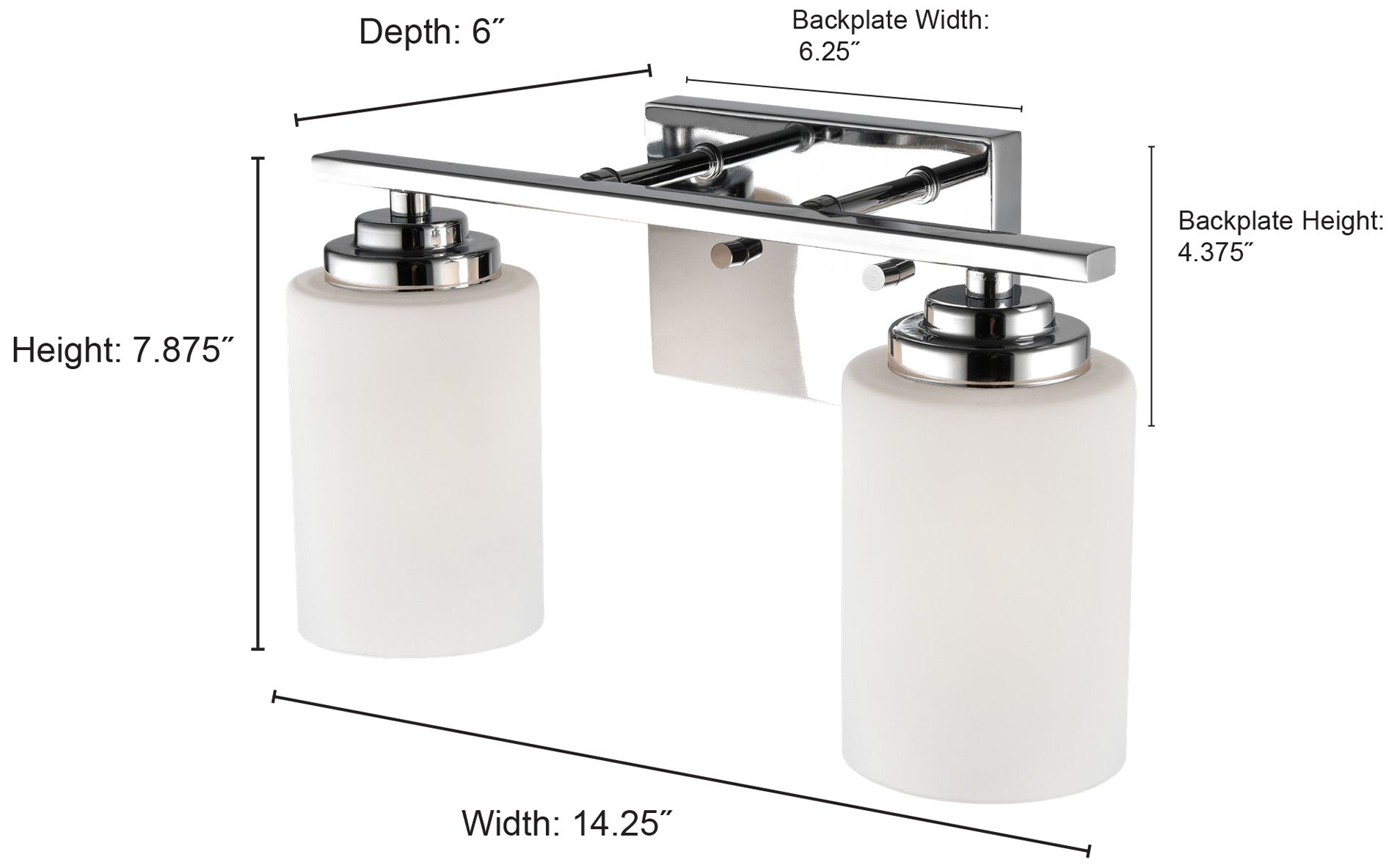 Image 5 Millennium Lighting Durham 2 Light Vanity Fixture in Matte Black more views