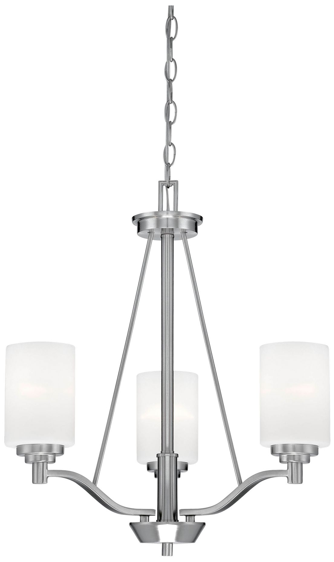 Thumbnail1 of Millennium Lighting Durham 3 Light Chandelier Fixture in Satin Nickel