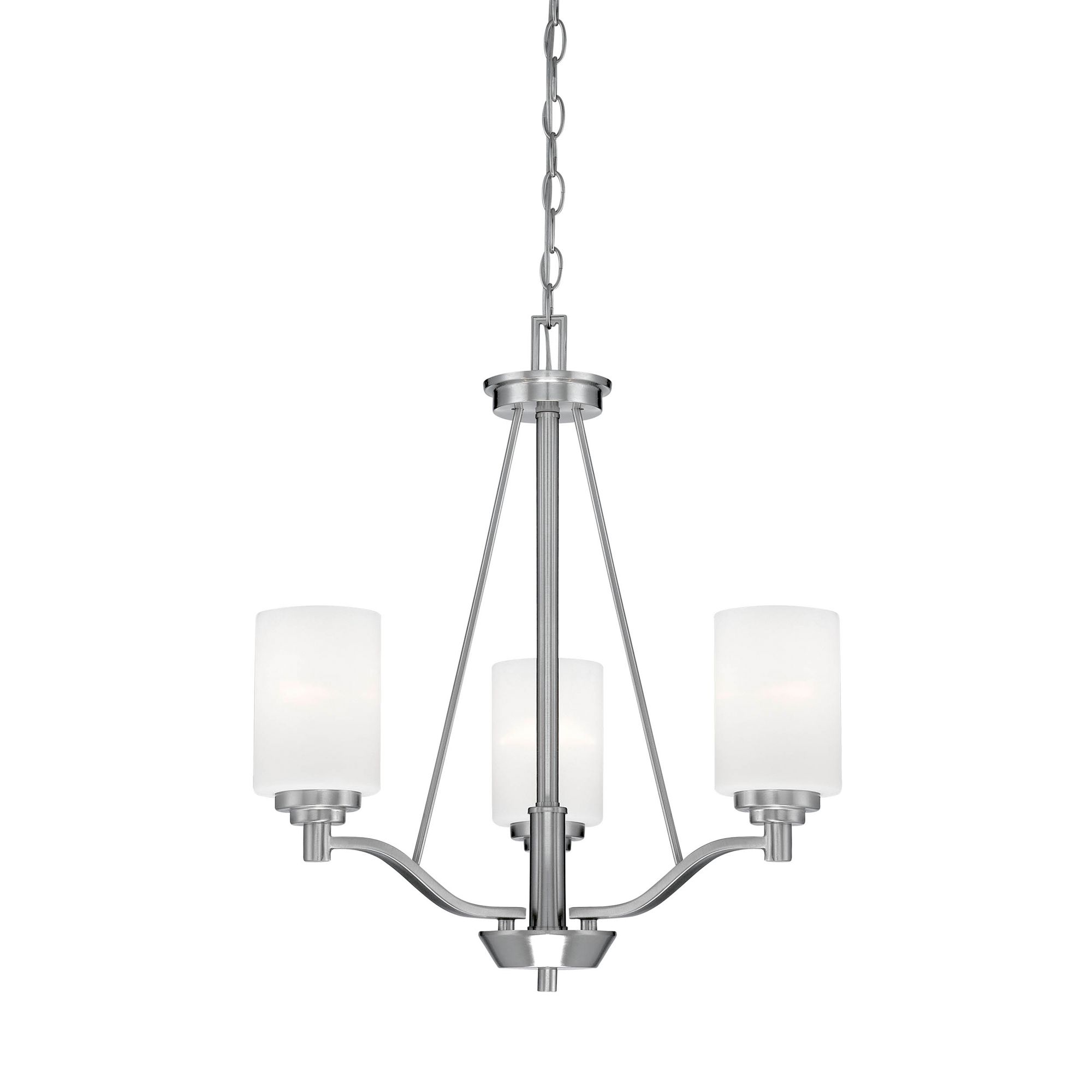Thumbnail2 of Millennium Lighting Durham 3 Light Chandelier Fixture in Satin Nickel more views