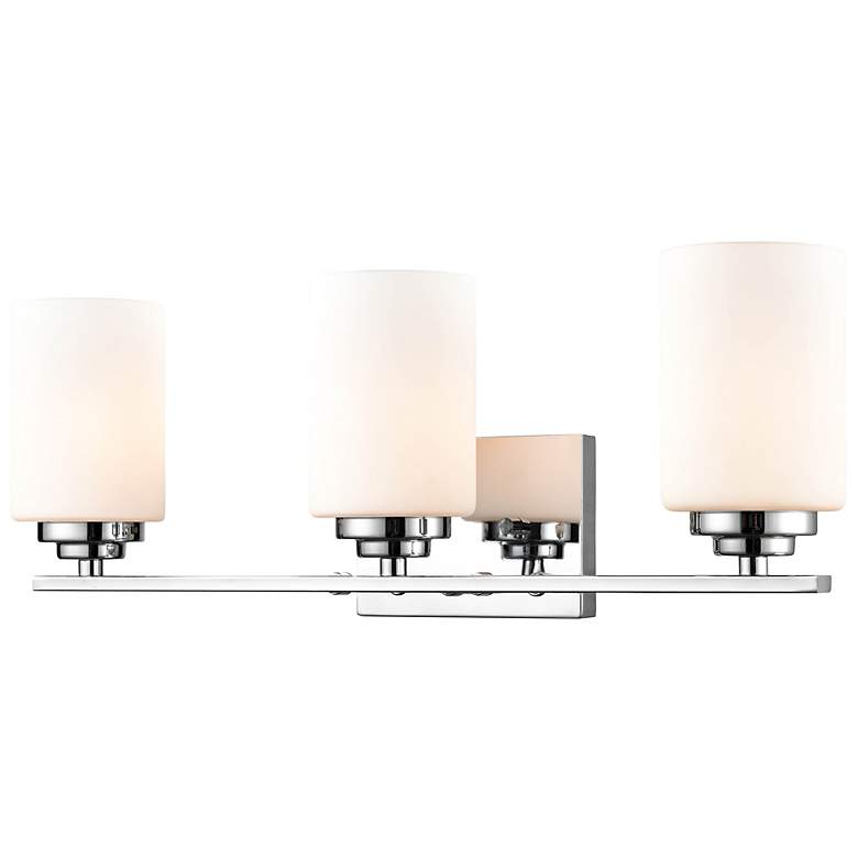 Image 6 Millennium Lighting Durham 3 Light Vanity Fixture in Chrome more views