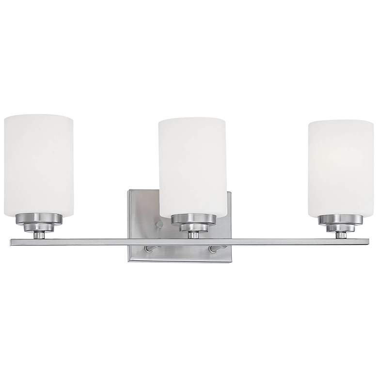 Image 3 Millennium Lighting Durham 3 Light Vanity Fixture Satin Nickel