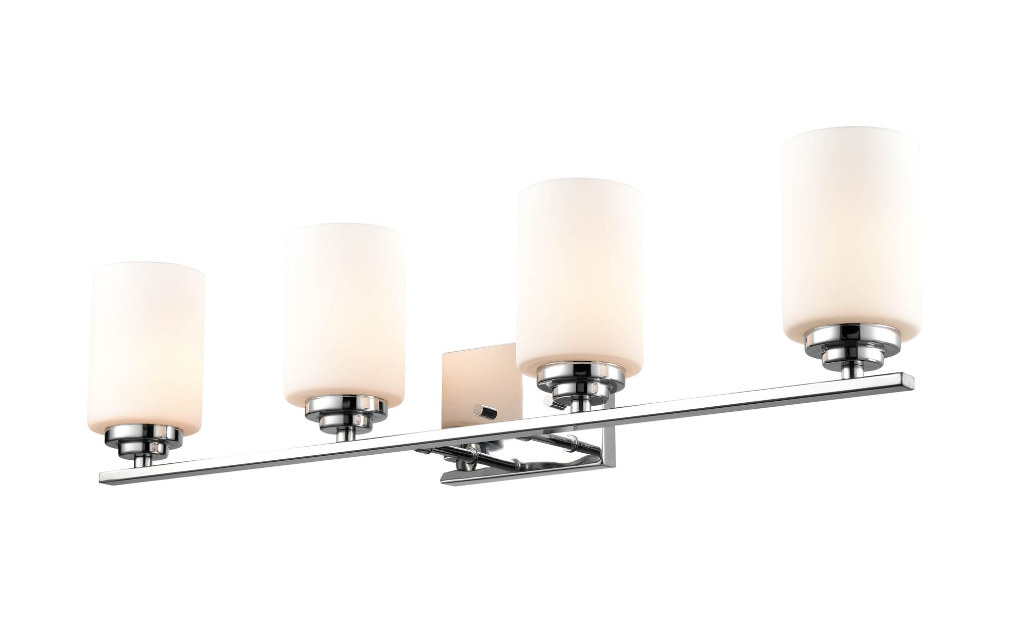 Image 3 Millennium Lighting Durham 4 Light Vanity Fixture in Chrome more views