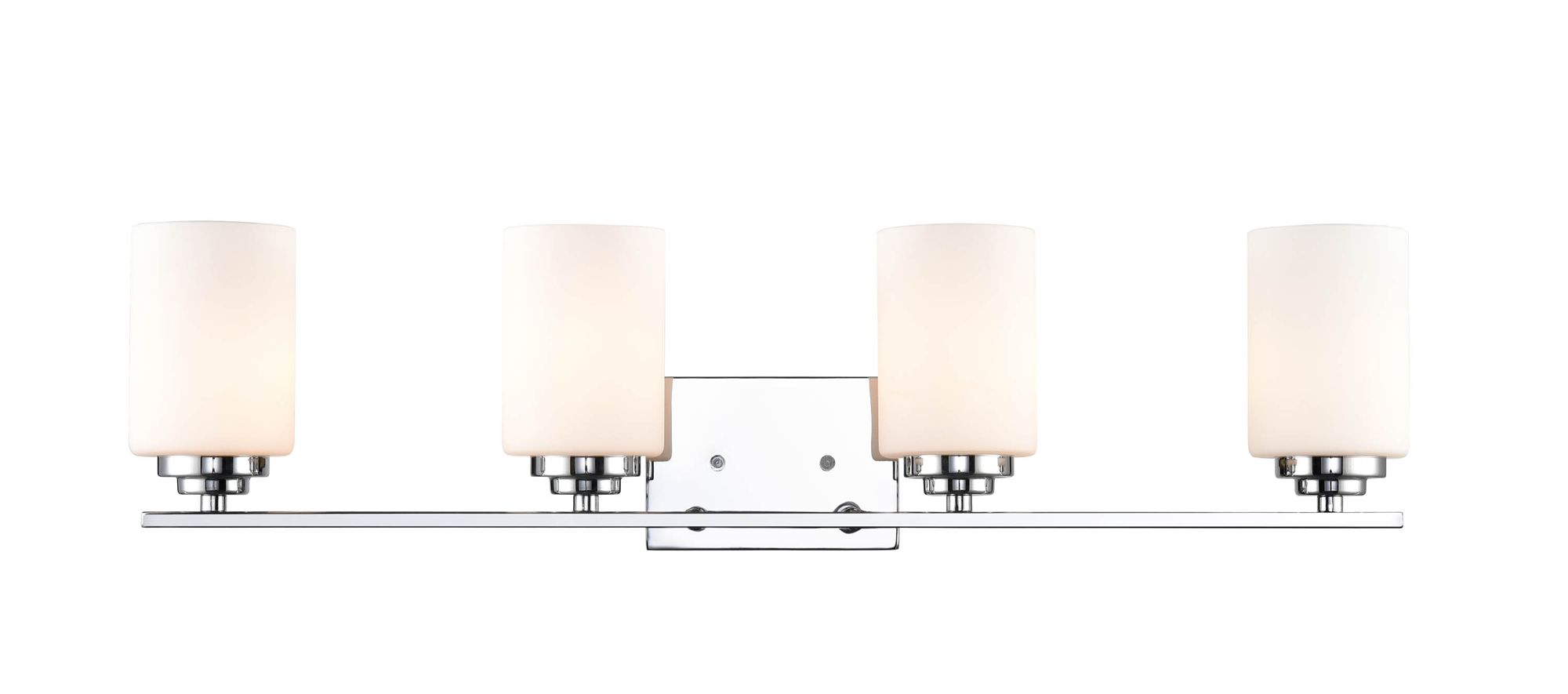 Image 4 Millennium Lighting Durham 4 Light Vanity Fixture in Chrome more views