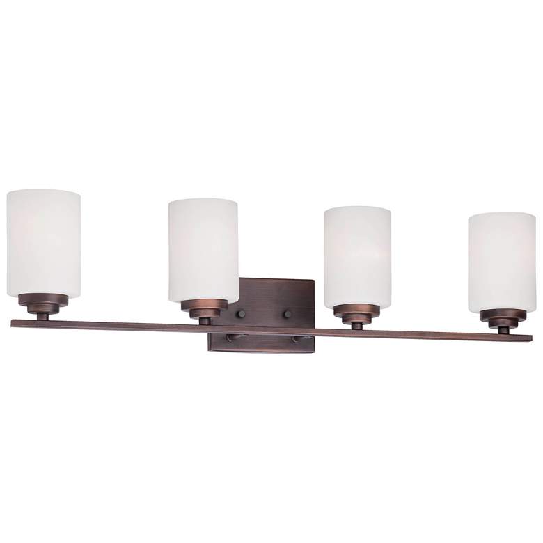 Image 1 Millennium Lighting Durham 4 Light Vanity Fixture in Rubbed Bronze