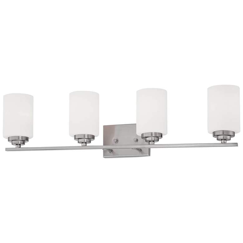 Image 1 Millennium Lighting Durham 4 Light Vanity Fixture in Satin Nickel