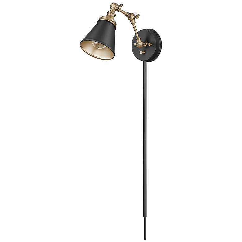 Image 1 Millennium Lighting Edith 1 Light Swing Arm Sconce