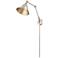 Millennium Lighting Edward 1 Light Swing Arm Sconce in Modern Gold
