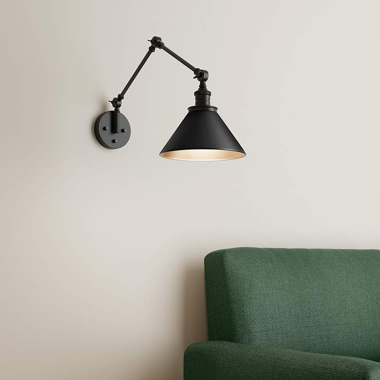 Image 5 Millennium Lighting Edward 15 3/4" Adjustable Swing Arm Wall Sconce more views