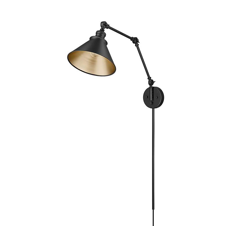 Image 6 Millennium Lighting Edward 15 3/4" Adjustable Swing Arm Wall Sconce more views