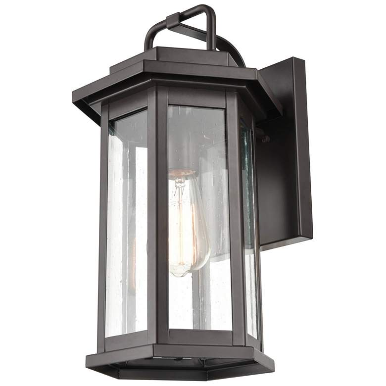 Image 1 Millennium Lighting Ellis 1 Light 15" Outdoor Wall Sconce Bronze
