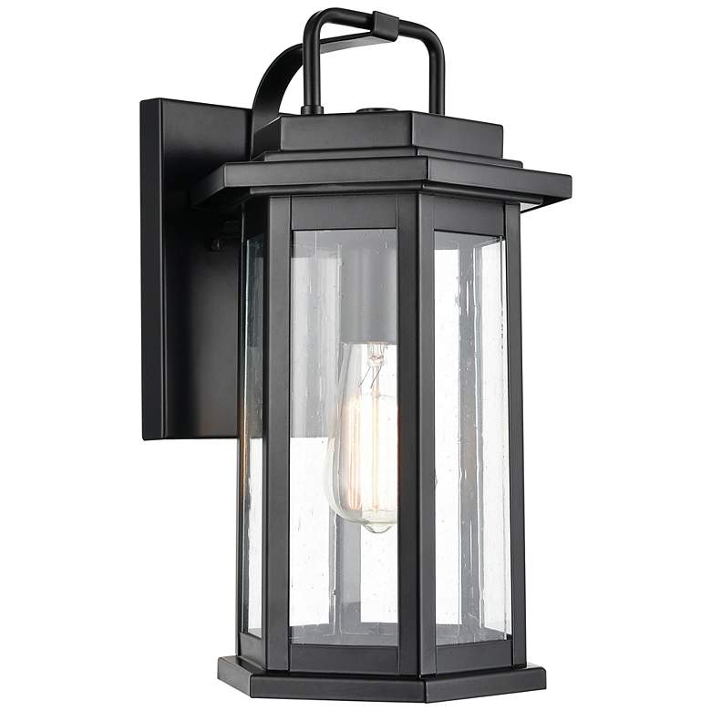 Image 1 Millennium Lighting Ellis 1 Light 15" Outdoor Wall Sconce Powder Coat