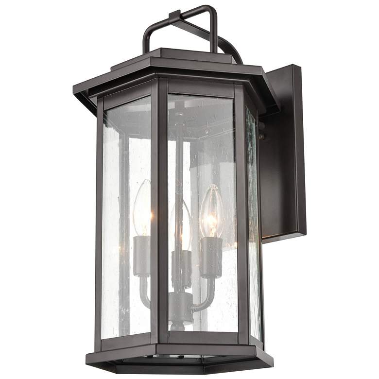 Image 1 Millennium Lighting Ellis 3 Light 18" Outdoor Wall Sconce Bronze
