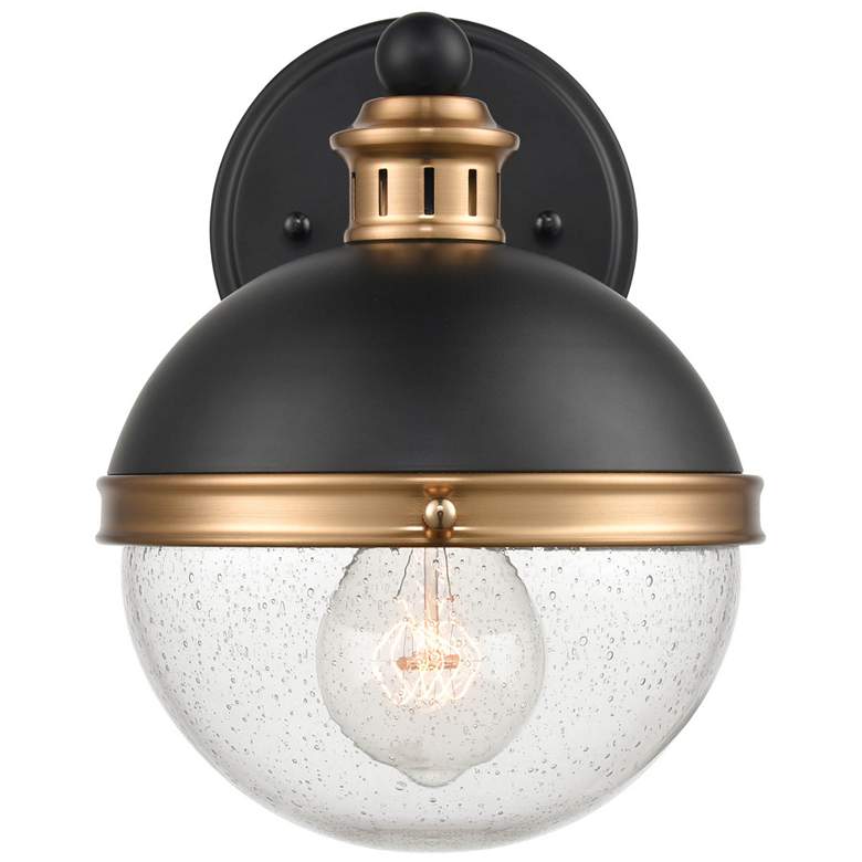 Image 1 Millennium Lighting Ellmira 1 Light Wall Sconce in Matte Black