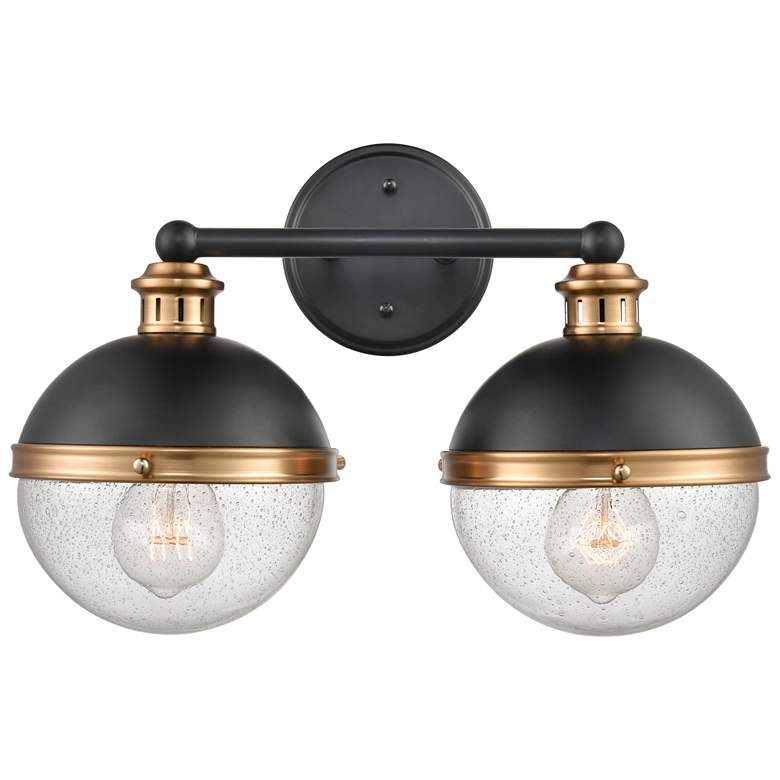 Image 1 Millennium Lighting Ellmira 2 Light Vanity Fixture in Matte Black