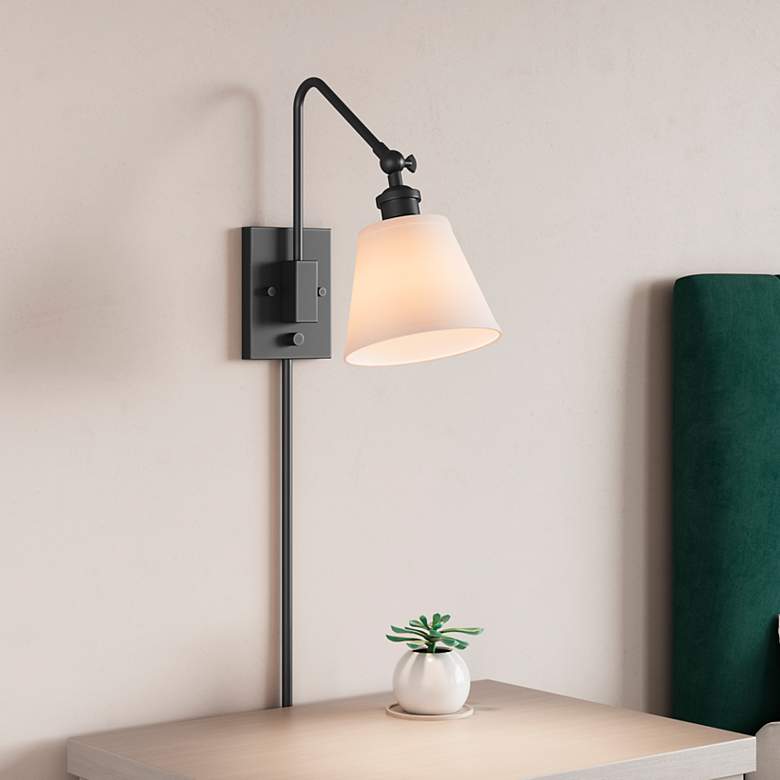 Image 1 Millennium Lighting Elyon 1 Light Swing Arm Sconce