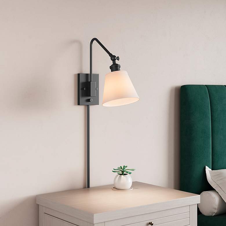 Image 5 Millennium Lighting Elyon 1 Light Swing Arm Sconce more views