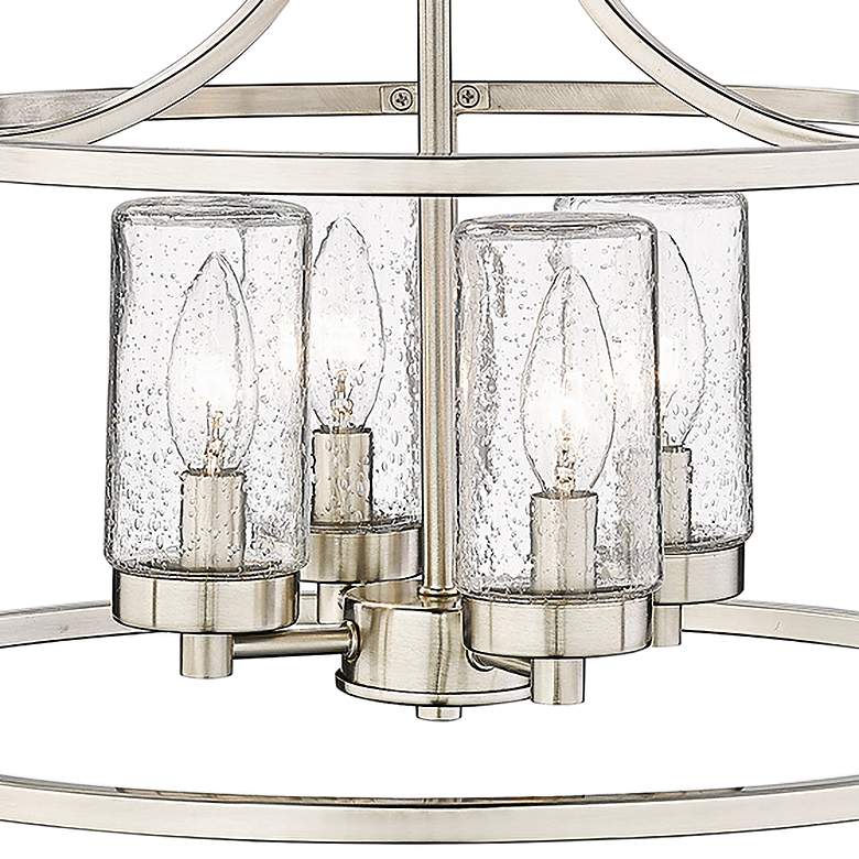 Image 2 Millennium Lighting Errol 4 Light Semi-Flush Mount Nickel more views