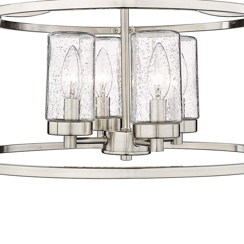 Image 3 Millennium Lighting Errol 4 Light Semi-Flush Mount Nickel more views