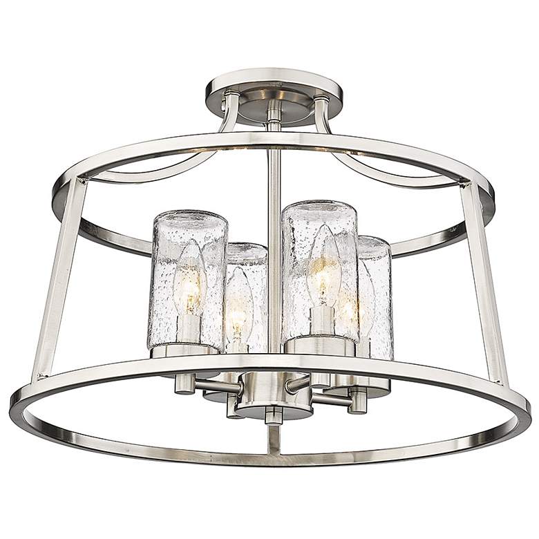 Image 4 Millennium Lighting Errol 4 Light Semi-Flush Mount Nickel more views
