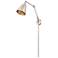 Millennium Lighting Evonne 1 Light Swing Arm Sconce in Modern Gold
