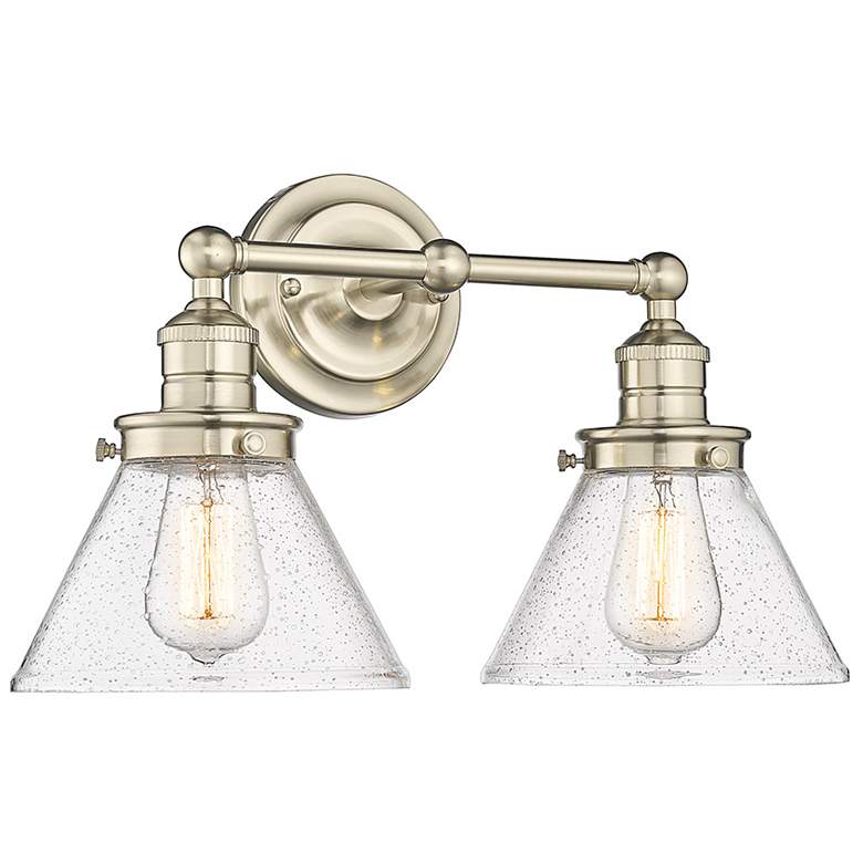 Image 1 Millennium Lighting Eyden 2 Light Vanity Fixture in Modern Gold