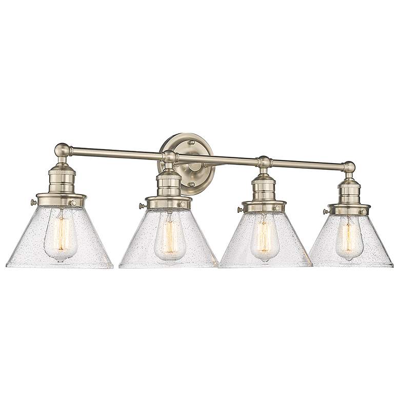 Image 1 Millennium Lighting Eyden 4 Light Vanity Fixture in Modern Gold