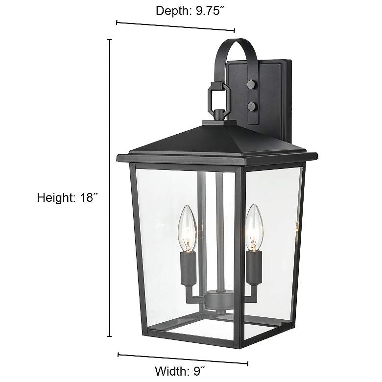 Image 6 Millennium Lighting Fetterton 2 Light Outdoor Sconce Bronze more views