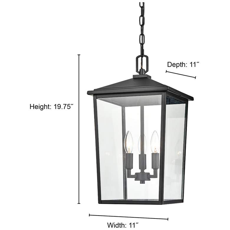 Image 5 Millennium Lighting Fetterton 3 Light Outdoor Lantern Bronze more views