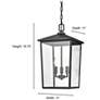 5_Millennium Lighting Fetterton 3 Light Outdoor Lantern Bronze more views