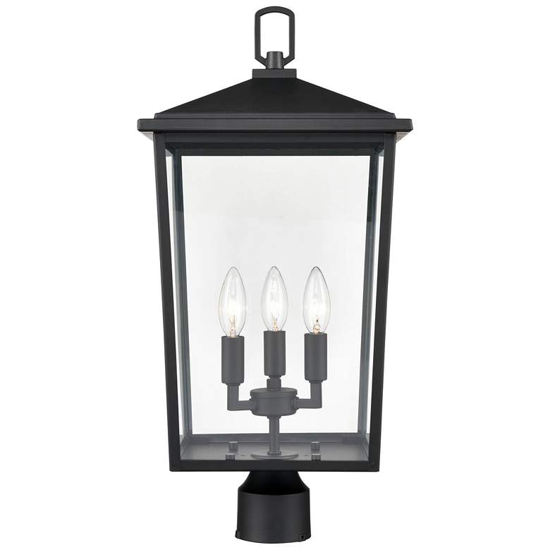 Image 1 Millennium Lighting Fetterton 3 Light Outdoor Post Lantern Black